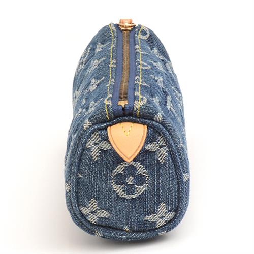 ルイヴィトン バッグ レディース トゥルース・スピーディGM ポーチ モノグラムデニム デニムブルー Louis Vuitton M95081 中古