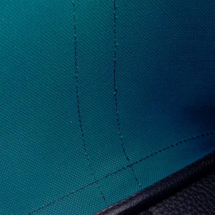 エルメス バッグ レディース ガーデンパーティTPM D刻 トートバッグ トワルミリタリー ディープブルー×ブラック HERMES 中古