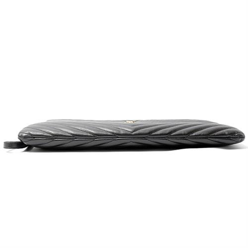 サンローラン バッグ メンズ クラッチバッグ ドキュメントケース ブラック SAINT LAURENT PARIS 440222 中古