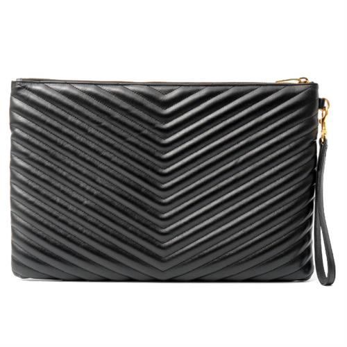 サンローラン バッグ メンズ クラッチバッグ ドキュメントケース ブラック SAINT LAURENT PARIS 440222 中古