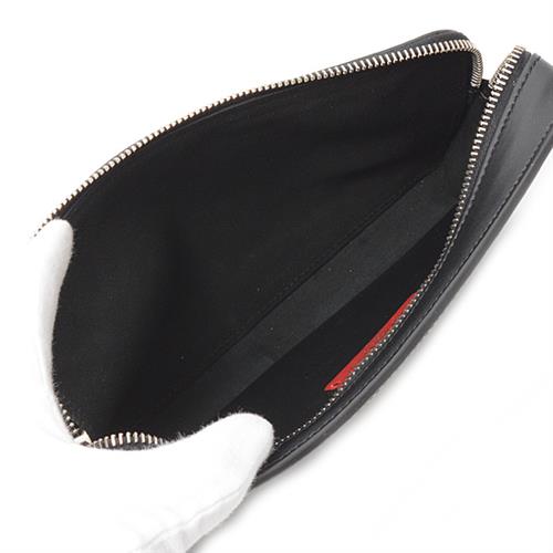 ヴァレンチノ バッグ メンズ レディース VLTNロゴ ボディバッグ ウエストバッグ ブラック レザー VALENTINO 中古