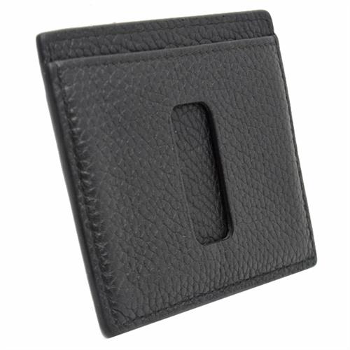 グッチ 財布 レディース アニマリエ ビーデザイン 二つ折り財布 パスケース付き レザー ブラック GUCCI 498094 中古