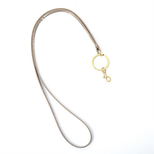 バレンシアガ カードケース レディース メンズ ネックストラップ パスケース レザー ベージュ BLENCIAGA 594548 未使用展示品