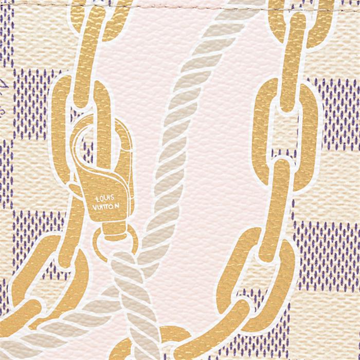 ルイヴィトン 財布 レディース ノーティカル ダミエアズール ジッピーウォレット Louis Vuitton N40480 中古