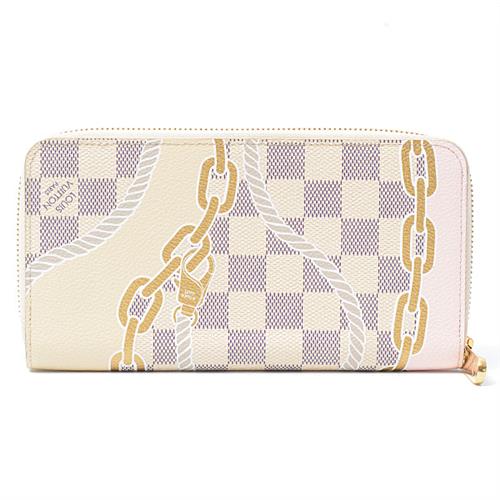 ルイヴィトン 財布 レディース ノーティカル ダミエアズール ジッピーウォレット Louis Vuitton N40480 中古