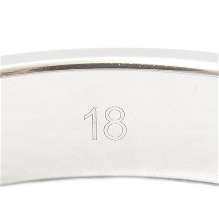 グッチ 指輪 メンズ アイコンリング 18サイズ 実寸17号 ホワイトゴールド GUCCI 750WG 中古