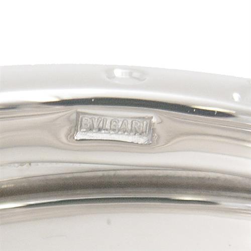 ブルガリ 指輪 レディース ビーゼロワン リング ホワイトゴールド 52サイズ 実寸11号程 BVLGARI 750WG B-ZERO1 中古