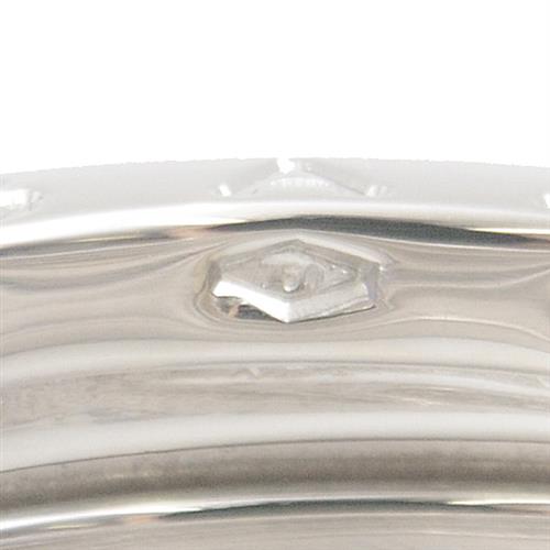 ブルガリ 指輪 レディース ビーゼロワン リング ホワイトゴールド 52サイズ 実寸11号程 BVLGARI 750WG B-ZERO1 中古