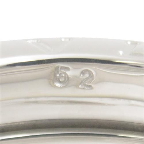 ブルガリ 指輪 レディース ビーゼロワン リング ホワイトゴールド 52サイズ 実寸11号程 BVLGARI 750WG B-ZERO1 中古