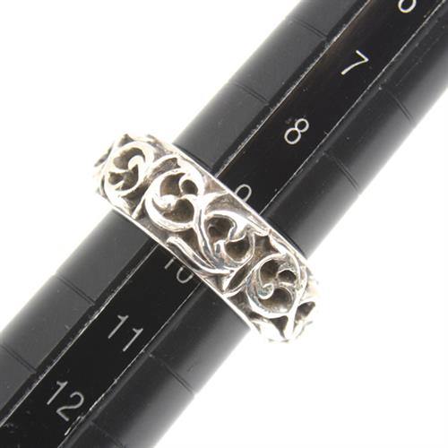 クロムハーツ 指輪 メンズ エタニティ バインバンド リング 9.5号 シルバー CHROME HEARTS SV925 中古