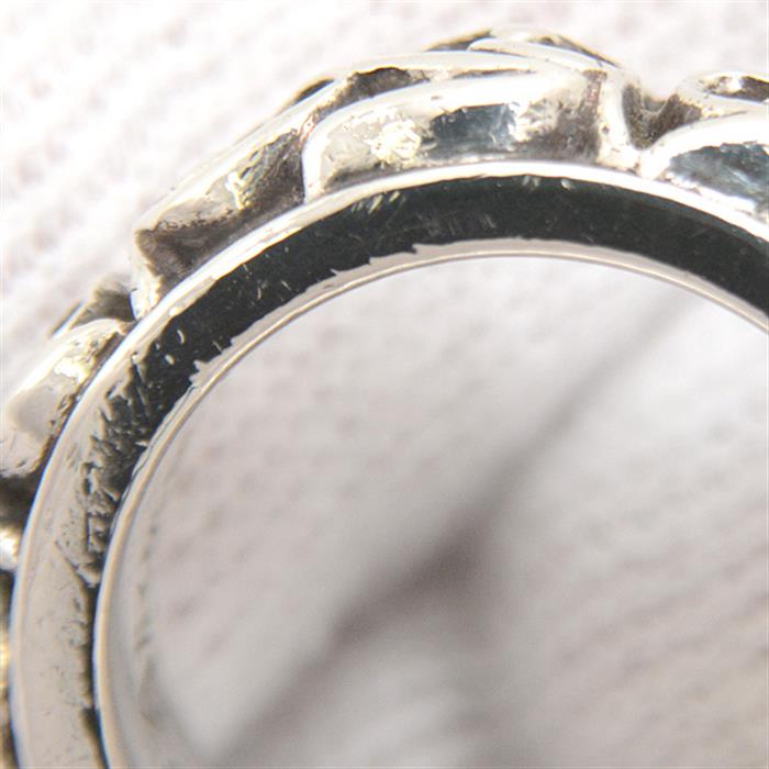クロムハーツ 指輪 メンズ エタニティ バインバンド リング 9.5号 シルバー CHROME HEARTS SV925 中古