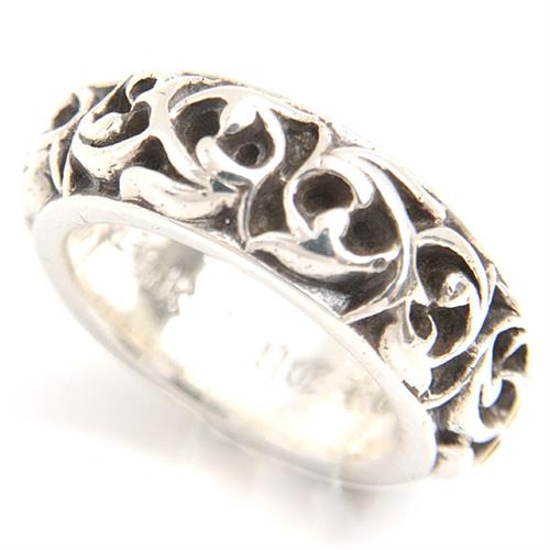 クロムハーツ 指輪 メンズ エタニティ バインバンド リング 9.5号 シルバー CHROME HEARTS SV925 中古