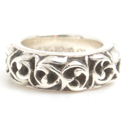 クロムハーツ 指輪 メンズ エタニティ バインバンド リング 9.5号 シルバー CHROME HEARTS SV925 中古