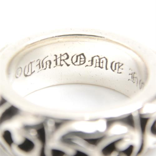 クロムハーツ 指輪 メンズ エタニティ バインバンド リング 9.5号 シルバー CHROME HEARTS SV925 中古