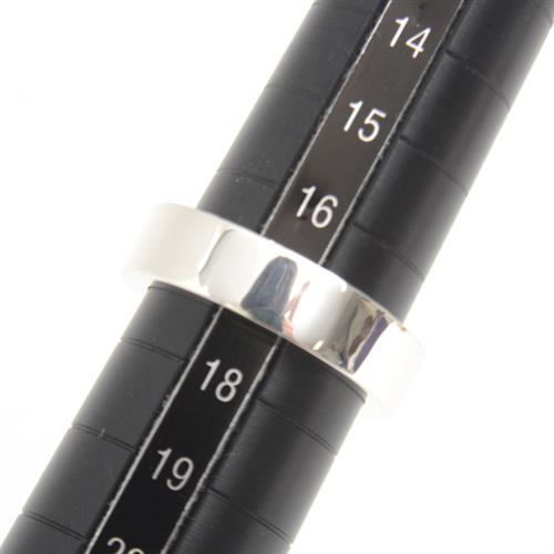 クロムハーツ 指輪 メンズ スペーサーリング 6mm幅 17号 シルバー CHROME HEARTS SV925 中古