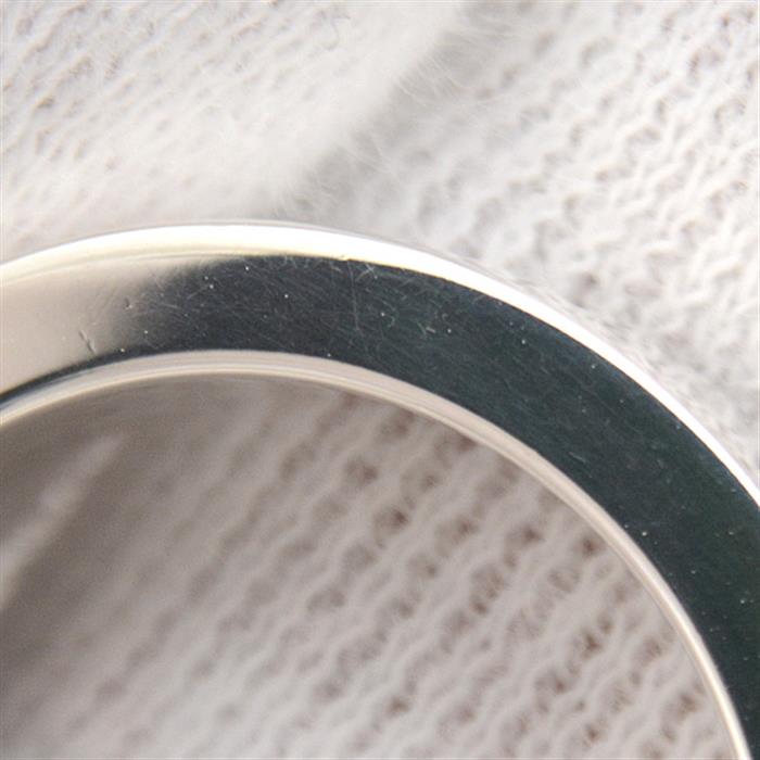 クロムハーツ 指輪 メンズ スペーサーリング 6mm幅 17号 シルバー CHROME HEARTS SV925 中古