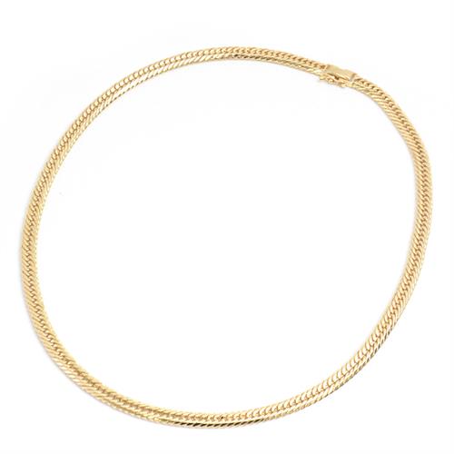 喜平 ネックレス K18 8面カット トリプル 50g 50cm 造幣局検定刻印入 メンズ レディース チェーン イエローゴールド YG 中古