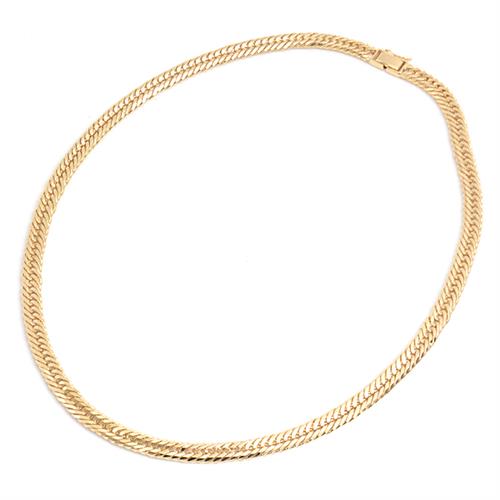 喜平 ネックレス K18 12面カット トリプル 100g 60cm 造幣局検定刻印入 メンズ レディース チェーン イエローゴールド YG 中古