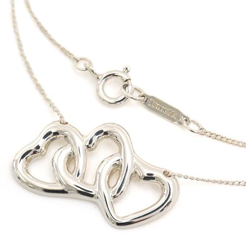 ティファニー ネックレス レディース トリプルハート ネックレス シルバー TIFFANY SV925 中古