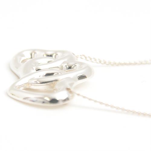 ティファニー ネックレス レディース トリプルハート ネックレス シルバー TIFFANY SV925 中古