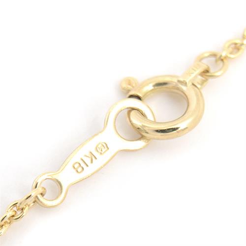 ミキモト ネックレス レディース フラワーモチーフ パール シェル 4.6mm イエローゴールド MIKIMOTO K18 中古