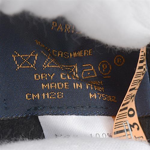 ルイヴィトン マフラー レディース メンズ エシャルプ ジェラム ロゴ ブラック カシミア Louis Vuitton M75362 中古