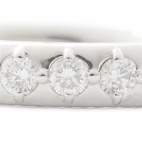 グッチ 指輪 レディース ディアマンティッシマ 8Pダイヤリング 実寸サイズ ホワイトゴールド GUCCI 750WG 中古