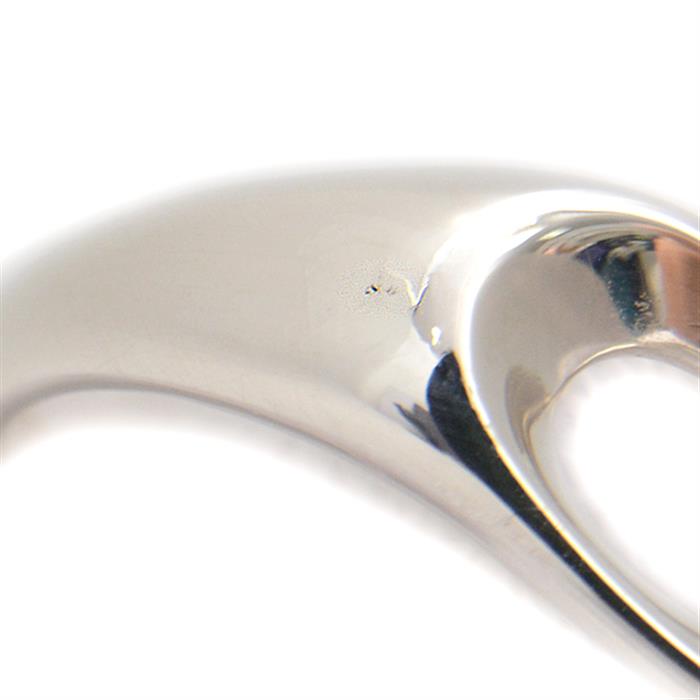 ティファニー 指輪 レディース オープンハートリング シルバー 実寸12号 TIFFANY SV925 中古