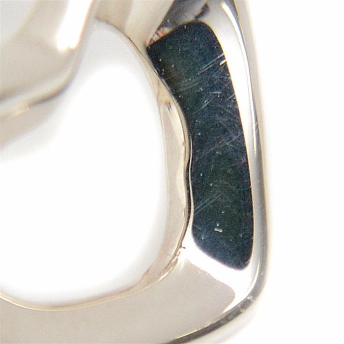 ティファニー 指輪 レディース オープンハートリング シルバー 実寸12号 TIFFANY SV925 中古