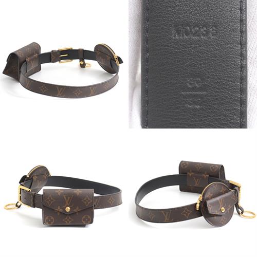 ルイヴィトン バッグ レディース メンズ サンチュールデイリーマルチポケット モノグラム サイズ80 Louis Vuitton M0236 中古