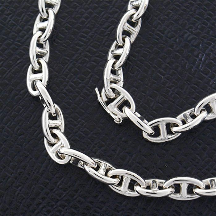 エルメス ネックレス レディース シェーヌダンクル TPM ネックレス 61コマ シルバー HERMES SV925 中古