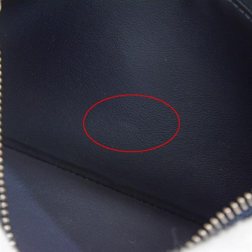 ルイヴィトン 財布 メンズ レディース モノグラムアンプラント ジッピーウォレット ラウンドファスナー長財布 メタリックブルー Louis Vuitton M62069 中古