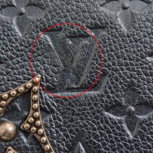 ルイヴィトン 財布 メンズ レディース モノグラムアンプラント ジッピーウォレット ラウンドファスナー長財布 メタリックブルー Louis Vuitton M62069 中古