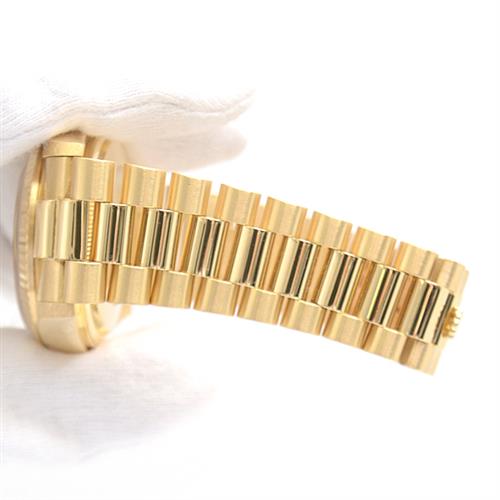 ロレックス 時計 メンズ デイデイト 自動巻 ゴールド文字盤 73番台 イエローゴールド 750YG ROLEX 18038 中古