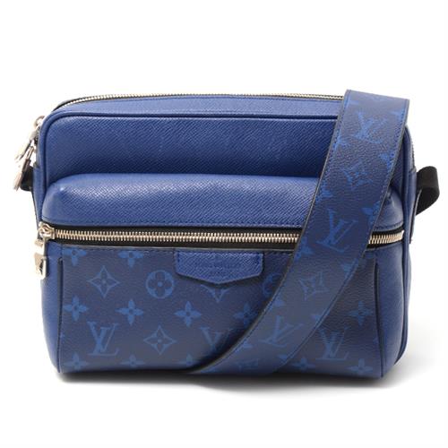 ルイヴィトン バッグ メンズ タイガラマ アウトドア・メッセンジャーPM　ショルダーバッグ コバルト ブルー Louis Vuitton M30242 中古