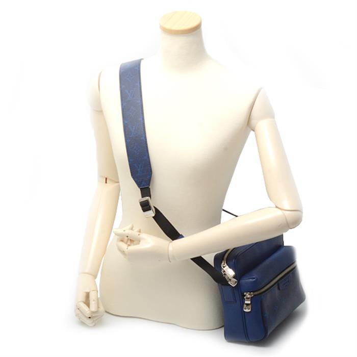 ルイヴィトン バッグ メンズ タイガラマ アウトドア・メッセンジャーPM　ショルダーバッグ コバルト ブルー Louis Vuitton M30242 中古