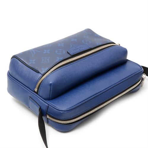 ルイヴィトン バッグ メンズ タイガラマ アウトドア・メッセンジャーPM　ショルダーバッグ コバルト ブルー Louis Vuitton M30242 中古