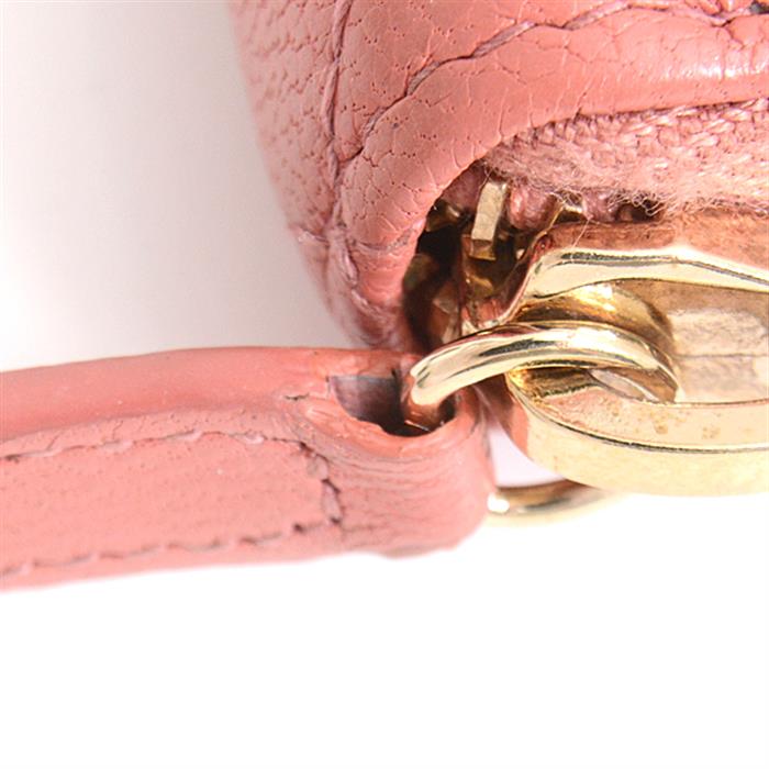 シャネル 財布 レディース マトラッセ CHANEL19 ラウンドファスナー長財布 ラムスキン ピンクブラウン系 CHANEL 中古