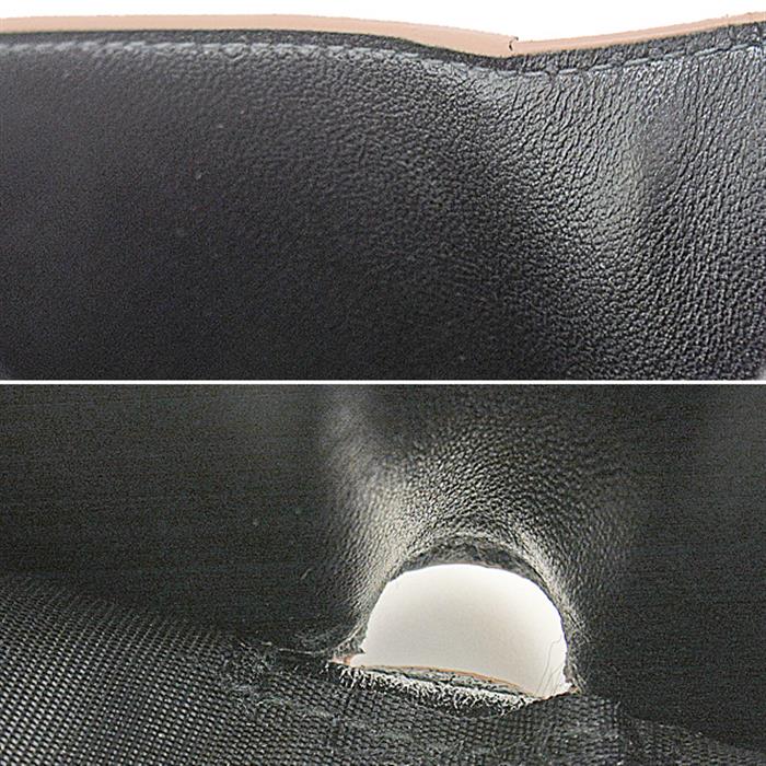 ブルガリ 財布 メンズ ブルガリ・ブルガリ マン 二つ折り札入れ カーフ ベージュブラウン×ブラック バイカラー BVLGARI 291777 中古