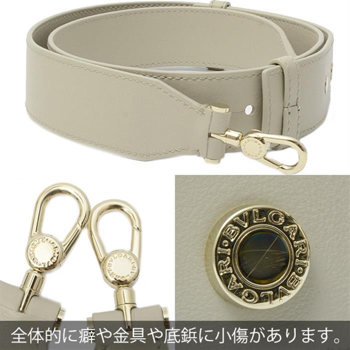 ブルガリ バッグ レディース インフィニートゥム トート 2WAY レザー グレー系 BVLGARI 中古