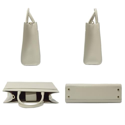 ブルガリ バッグ レディース インフィニートゥム トート 2WAY レザー グレー系 BVLGARI 中古