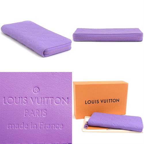 ルイヴィトン 財布 レディース ジッピーウォレット・ヴェルティカル 日本限定 長財布 VIOLET(ヴィオレ) Louis Vuitton M81636 中古