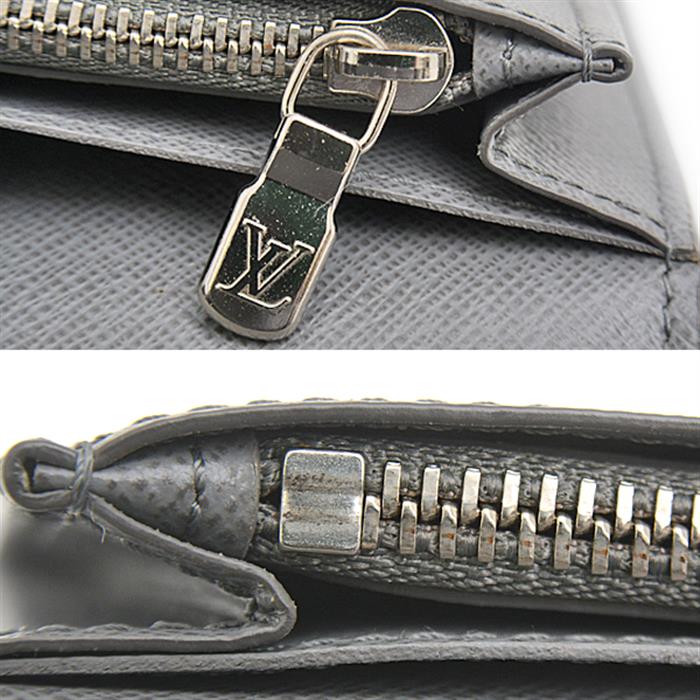 ルイヴィトン 財布 メンズ ダミエグラフィット ポルトフォイユブラザ グリ ブラック系 二つ折り長財布 Louis Vuitton N60305 中古