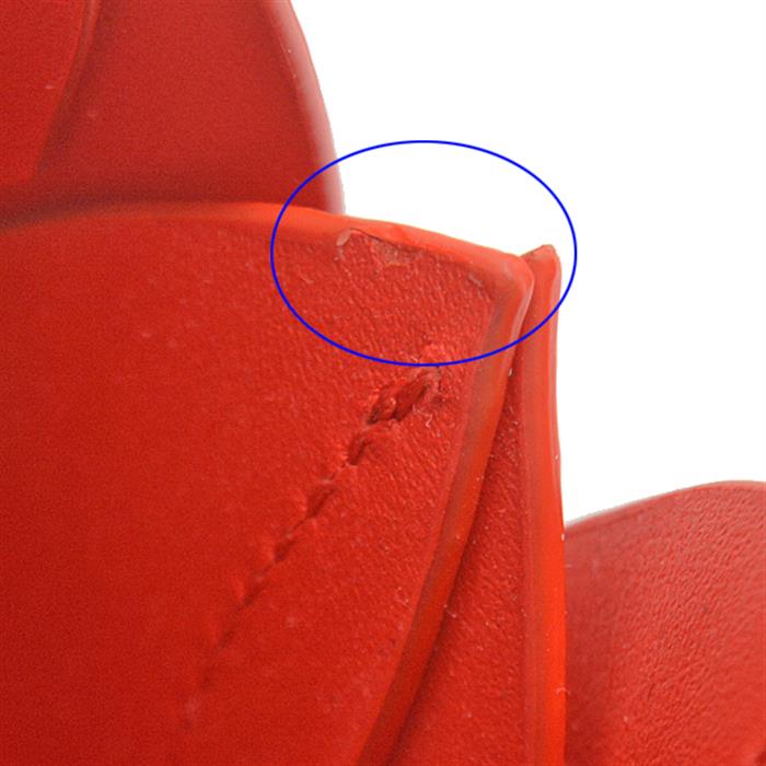 ルイヴィトン 小物 メンズ レディース バッグチャーム モノグラム フラワー キーチャーム カーフ レッド Louis Vuitton MP3388 中古