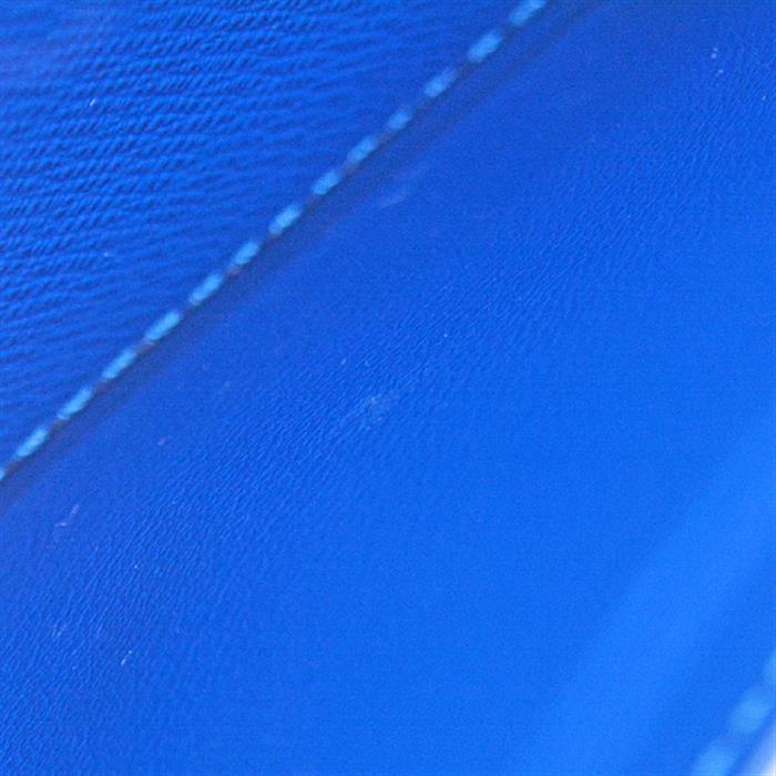 ルイヴィトン 財布 メンズ ポルトフォイユブラザ Vシェイプ 二つ折り長財布 タイガ ブラック×ブルー Louis Vuitton M30791 中古