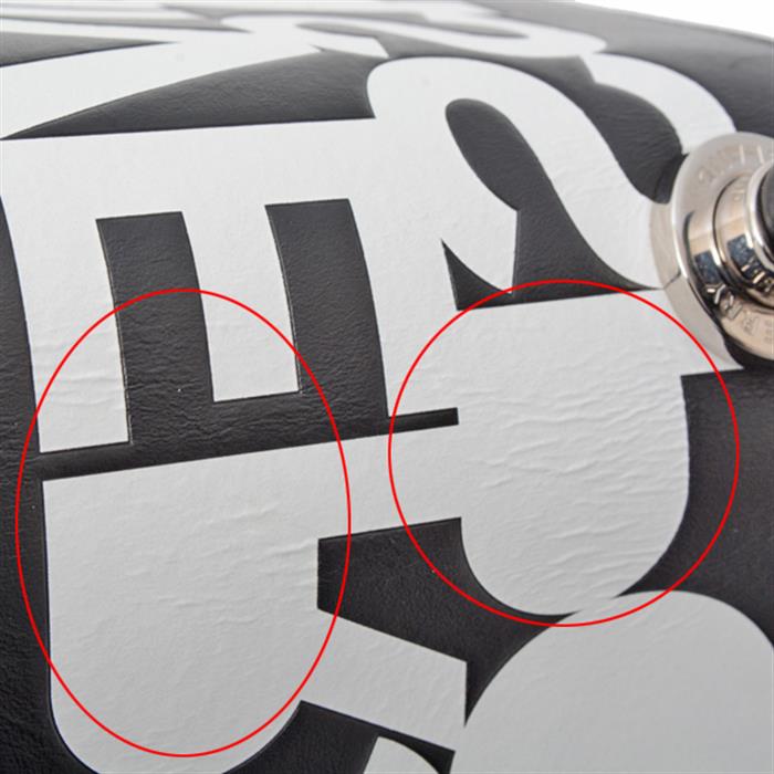 バーバリー バッグ メンズ レディース ユニバーサルパスポート ショルダーバッグ  レザー ブラック×ホワイト BURBERRY 中古