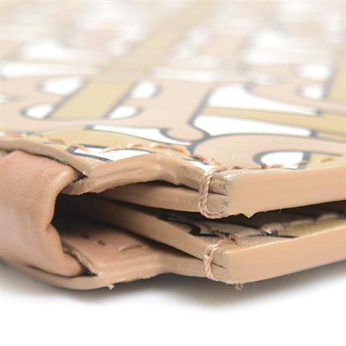 バーバリー バッグ メンズ TB モノグラム クラッチバッグ ベージュ BURBERRY 8014975 中古