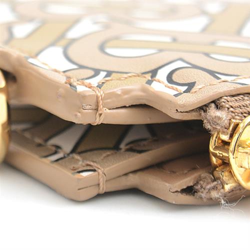 バーバリー バッグ メンズ TB モノグラム クラッチバッグ ベージュ BURBERRY 8014975 中古