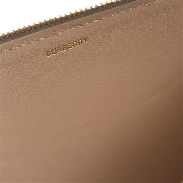 バーバリー バッグ メンズ TB モノグラム クラッチバッグ ベージュ BURBERRY 8014975 中古