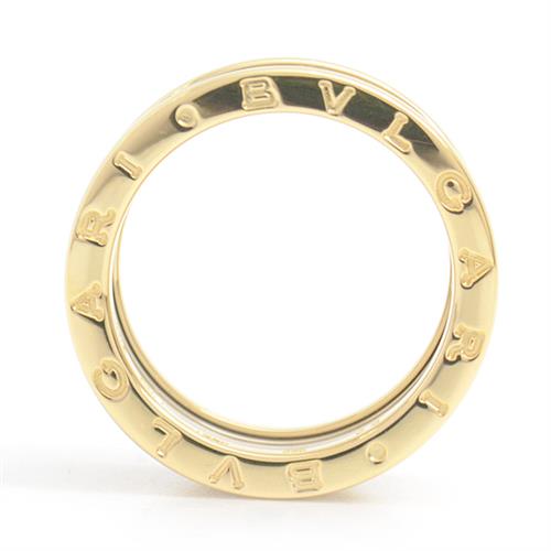 ブルガリ 指輪 メンズ ビーゼロワン B-ZERO1 リング 58号 実寸17号 銀座限定 ゴールド BVLGARI 750YG×WG 中古